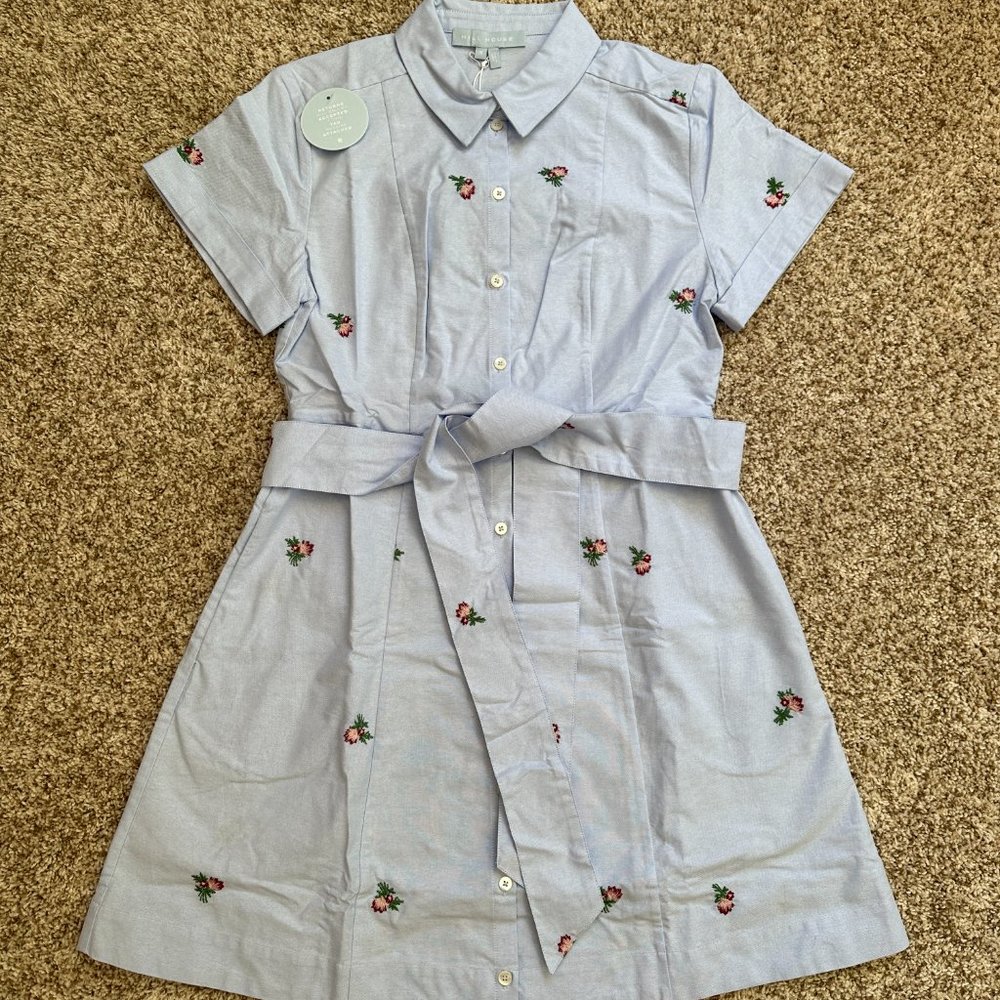 Hill House Cotton "Laura" Mini Dress S (NWT)